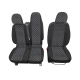 Тапицерия за Opel Vivaro / Опел Виваро 2014+ 2+1 бял шев