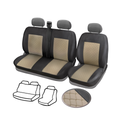 Кожена Тапицерия за бус Iveco Daily / Ивеко Дейли 2006 -14 2+1 / 10 цвята