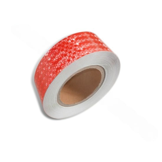 Светлоотразително тиксо (5cm.x50m.) червено