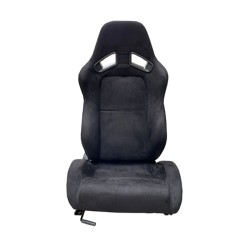 Спортни седалки за МПС - 1052 Черна с черен конец