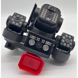 СОЛАРНА ВЪНШНА WiFi КАМЕРА С ТРИ ОБЕКТИВА И АЛАРМА – ТРОЙНА WIFI КАМЕРА 16MP SUNVISION