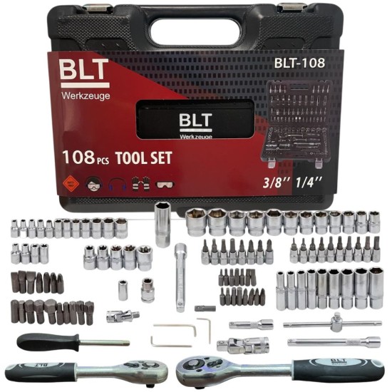 ГЕДОРЕ 108 ЧАСТИ 1/4“ И 3/8“ BLT WERKZEUGE