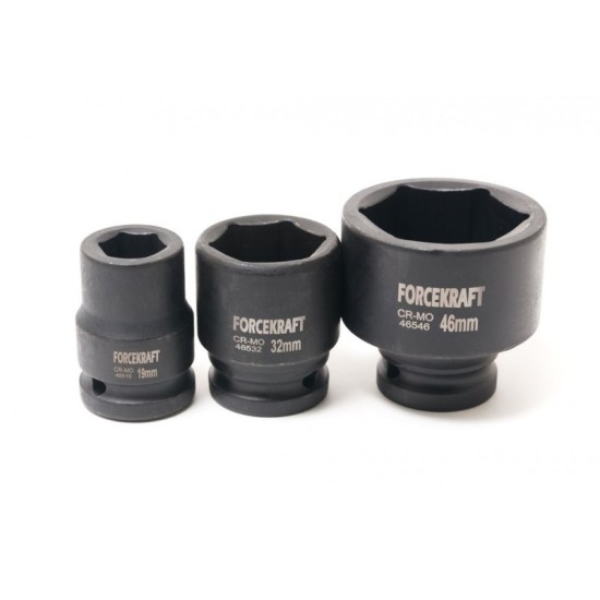 УСИЛЕНО ГЕДОРЕ С УДАРНИ ВЛОЖКИ 3/4″ 14 ЧАСТИ FORCEKRAFT