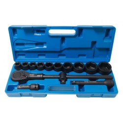 УСИЛЕНО ГЕДОРЕ С УДАРНИ ВЛОЖКИ 3/4″ 14 ЧАСТИ FORCEKRAFT