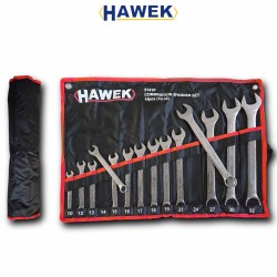 КОМПЛЕКТ ЗВЕЗДОГАЕЧНИ КЛЮЧОВЕ 10 – 32 ММ 14 ЧАСТИ HAWEK