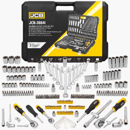 ГЕДОРЕ 216 ЧАСТИ 1/2, 1/4 И 3/8 JCB