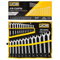 КОМПЛЕКТ ЗВЕЗДОГАЕЧНИ КЛЮЧОВЕ 6 – 36 ММ 25 ЧАСТИ JCB