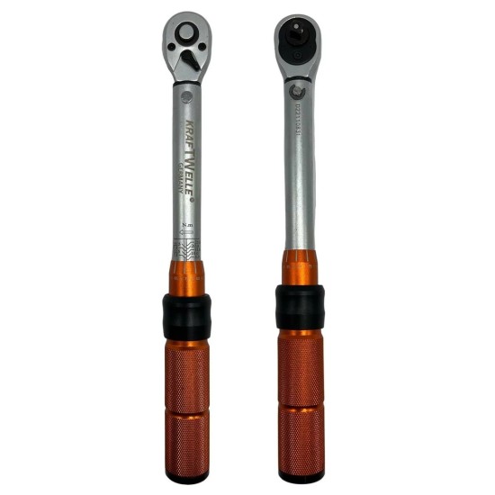 ДИНАМОМЕТРИЧЕН КЛЮЧ В КОМПЛЕКТ С АКСЕСОАРИ 32ЧАСТИ 1/4″ 5-25NM KRAFTWELLE
