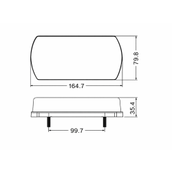 Стоп - диоден 27 LED 12-24V / LH