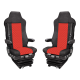 Тапицерия LKW IVECO STRALIS HI-WAY (05-19) ЧЕРВЕНО