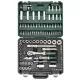 ГЕДОРЕ 108 ЧАСТИ 1/2“ И 1/4“ СЪС СПЕЦИАЛНИ ВЛОЖКИ ROCKFORCE XI-ON