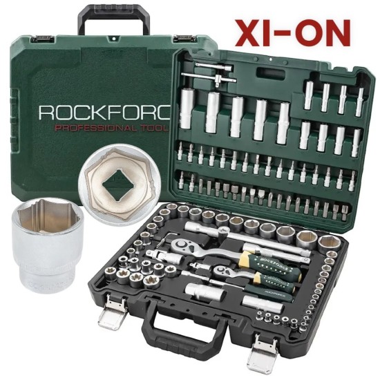ГЕДОРЕ 108 ЧАСТИ 1/2“ И 1/4“ СЪС СПЕЦИАЛНИ ВЛОЖКИ ROCKFORCE XI-ON