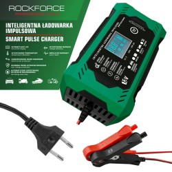 ЗАРЯДНО УСТРОЙСТВО ЗА АКУМУЛАТОР 6А / 12V, 2AH-100AH ROCKFORCE