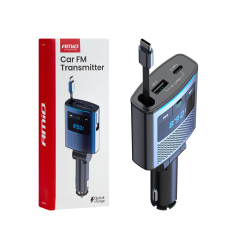 FM ТРАНСМИТЕР AMIO USB-A , USB-C, 12-24V
