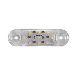 ГАБАРИТ - 9 LED 12-24V 84mm / БЯЛ