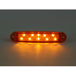 ГАБАРИТ - 10 LED 12-24V 100mm / ЖЪЛТ