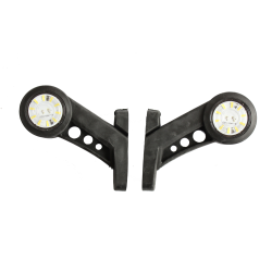ГАБАРИТ РОГЧЕ 45° LED С БЯГАЩА СВЕТЛИНА - 130mm