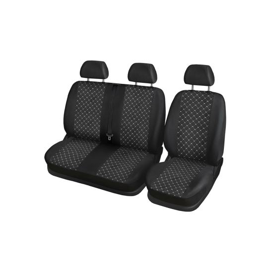Тапицерия за Mercedes Sprinter / Мерцедес Спринтер 2018+ 2+1 бял шев