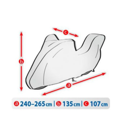 Покривало за мотор Kegel серия Basic размер XL тип кутия сиво