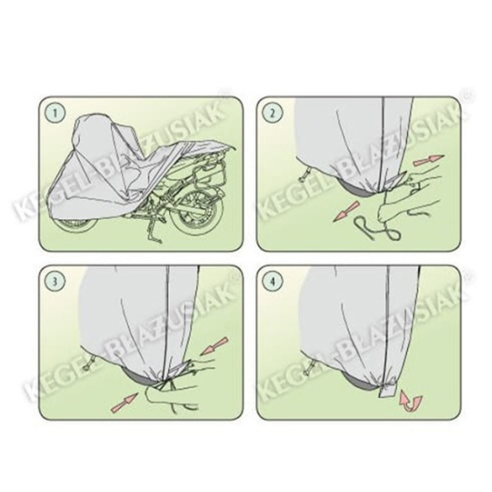 Покривало за мотор Kegel серия Basic размер XL тип кутия сиво