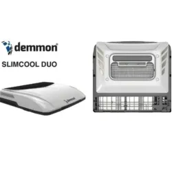 Климатик на камион за таван / паркинг / Demmon Slimcool Duo 3 /12v - 24 V / Компресор и газ / камиони / бусове / кемпер