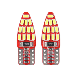 Крушки AMIO 24SMD LED CANBUS T10e W5W 5600K 12V
