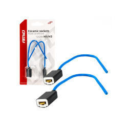 Букси за крушки H1/H3 - 15 см кабел (2 бр)