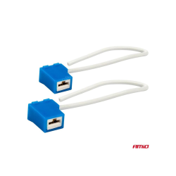 Букси за крушки 90 градуса H1/H3 -15 см кабел (2 бр)