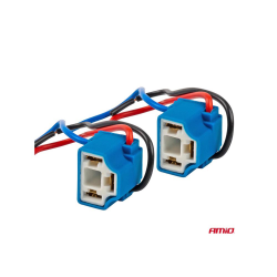 Букси за крушки 90 градуса H4 -15 см кабел (2 бр)
