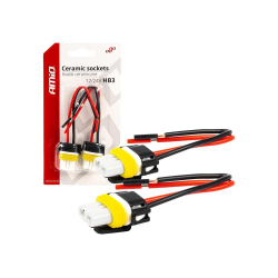Букси за крушки H8/H9/H11 - 15 см кабел (2 бр)