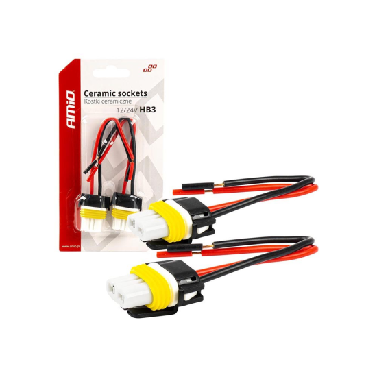 Букси за крушки H8/H9/H11 - 15 см кабел (2 бр)