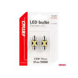 Крушки LED 12SMD Festoon C5W 2016 31mm 12/24V