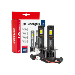 КРУШКИ AMIO F25 PRO BLACK LED CANBUS H1 68W 12-24V