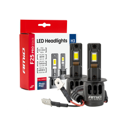 КРУШКИ AMIO F25 PRO BLACK LED CANBUS H3 68W 12-24V