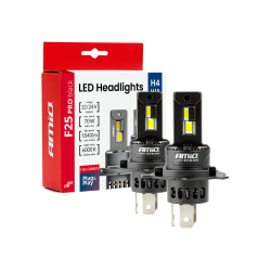 КРУШКИ AMIO F25 PRO BLACK LED H4/19 70W 12-24V